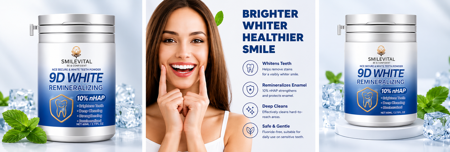 SmileVital™ LumiWhite Teeth Whitening Powder